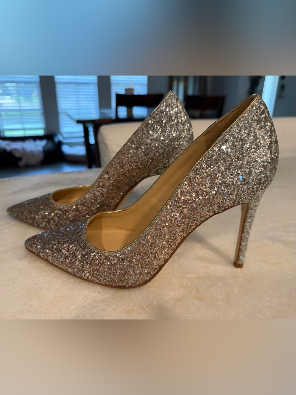 Marc Fisher Glitter Ombré Pointed-Toe High Heels ✨ Holiday Season is Near! ✨